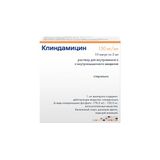 Клиндамицин раствор для в/в и в/м введ. 150мг/мл 2мл 10шт
