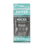 Маска медицинская из нетканого материала одноразовая черная Sense/Сенс 5шт Маска медицинская из нетканого материала одноразовая черная Sense/Сенс 5шт