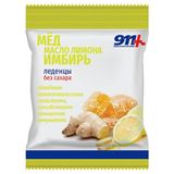 Мед, имбирь, витамин С и масло лимона без сахара 911 Ваша служба спасения леденцы пакет 2,5г 50г Мед, имбирь, витамин С и масло лимона без сахара 911 Ваша служба спасения леденцы пакет 2,5г 50г