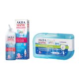 1X Аква Марис Беби интенсивное промывание фл. 150мл + 1X Аспиратор назальный для детей со сменными насадками Аква Марис 4шт