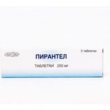 Пирантел таблетки 250мг 3шт Пирантел таблетки 250мг 3шт