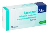 Бравадин таблетки п/о плен. 7,5мг 28шт Бравадин таблетки п/о плен. 7,5мг 28шт