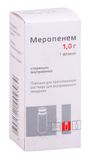 Меропенем порошок для приг. раствора для в/в введ. 1000мг 
