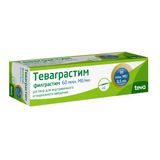 Теваграстим раствор для в/в и п/к введ. шприцы с устройством безопасности иглы с иглой 60млн.МЕ/мл (30млн.МЕ) 0,5мл Теваграстим раствор для в/в и п/к введ. шприцы с устройством безопасности иглы с иглой 60млн.МЕ/мл (30млн.МЕ) 0,5мл