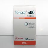 Теноф300 таблетки п/о плен. 300мг 30шт