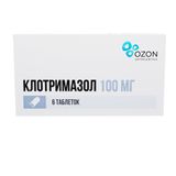 Клотримазол таблетки вагинальные 100мг 6шт Клотримазол таблетки вагинальные 100мг 6шт