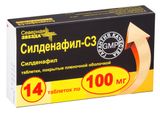 Силденафил-СЗ таблетки п/о плен. 100мг 14шт