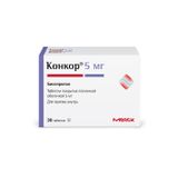 Конкор таблетки п/о плен. 5мг 30шт