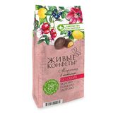 Мармелад желейный (смородина и шиповник, лимон) в горьком шоколаде Лакомства для здоровья 150г