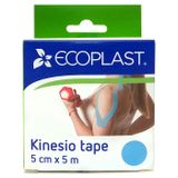 Тейп кинезио голубой Ecoplast/Экопласт 5см х 5м Тейп кинезио голубой Ecoplast/Экопласт 5см х 5м