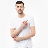 Бандаж на лучезапястный сустав Habic, бежевый, левый,обхват 19-20см р.6 Бандаж на лучезапястный сустав Habic, бежевый, левый,обхват 19-20см р.6