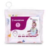 Слюнявчик из 100% хлопка Mother Care Лапки 1 шт NDCG Слюнявчик из 100% хлопка Mother Care Лапки 1 шт NDCG