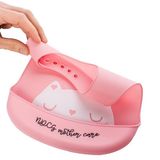 Слюнявчик нагрудник для кормления силиконовый Mother Care розовый NDCG Слюнявчик нагрудник для кормления силиконовый Mother Care розовый NDCG