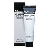 СС-Крем солнцезащитный для лица осветляющий SPF50 Let me know secret Key 30мл СС-Крем солнцезащитный для лица осветляющий SPF50 Let me know secret Key 30мл