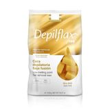Воск для депиляции горячий золотой Depilflax брикет 1кг
