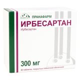 Ирбесартан таблетки п/о плен. 300мг 30шт Ирбесартан таблетки п/о плен. 300мг 30шт