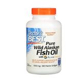 Омега-3 из дикой рыбы Аляски Doctor's Best/Доктор Бэст капсулы 1380мг 180шт Омега-3 из дикой рыбы Аляски Doctor's Best/Доктор Бэст капсулы 1380мг 180шт