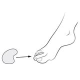 Разделитель межпальцевый B.Well/Би Велл Care FW-644 р. М+S 2шт 1шт