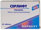 Серлифт таблетки п/о плен. 100мг 28шт Серлифт таблетки п/о плен. 100мг 28шт