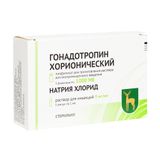 Гонадотропин хорионический лиофилизат для приг. раствора для в/м введ. 1000МЕ 5шт+Натрия хлорид 9мг/мл 1мл 5шт Гонадотропин хорионический лиофилизат для приг. раствора для в/м введ. 1000МЕ 5шт+Натрия хлорид 9мг/мл 1мл 5шт