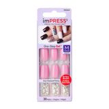 Лак твердый акцент барби длина средняя Impress Manicure Accents Kiss Лак твердый акцент барби длина средняя Impress Manicure Accents Kiss