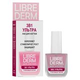 Средство по уходу за ногтями 3 в 1 Ультра Стволовые клетки винограда Librederm/Либридерм 10мл Средство по уходу за ногтями 3 в 1 Ультра Стволовые клетки винограда Librederm/Либридерм 10мл