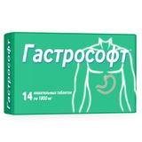 Гастрософт комплекс с альгинатом натрия таблетки жевательные 1800мг 14шт Гастрософт комплекс с альгинатом натрия таблетки жевательные 1800мг 14шт