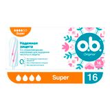 Тампоны гигиенические Super Original O.b./Оби 16шт Тампоны гигиенические Super Original O.b./Оби 16шт