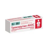 Троксерутин-Акос гель для наружного применения 2% 30г