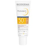 Крем-гель солнцезащитный темный оттенок SPF50+ M Photoderm Bioderma/Биодерма туба 40мл