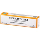Метилурацил мазь для местного и наружного применения 10% 25г