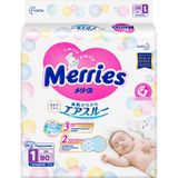 Подгузники от рождения Merries/Меррис 0-5кг 90шт