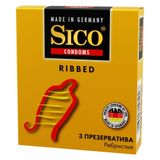 Презервативы ребристые Ribbed Sico/Сико 3шт