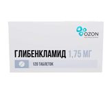 Глибенкламид таблетки 1,75мг 120шт