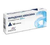 Фурадонин Авексима таблетки 50мг 10шт Фурадонин Авексима таблетки 50мг 10шт