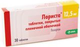 Лориста таблетки п/о плен. 12,5мг 30шт