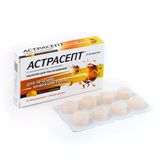 Астрасепт вкус меда и лимона таблетки для рассасывания 16шт