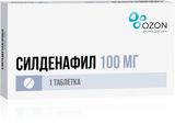 Силденафил таблетки п/о плен. 100мг Силденафил таблетки п/о плен. 100мг