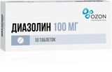 Диазолин таблетки 100мг 10шт Диазолин таблетки 100мг 10шт
