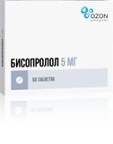 Бисопролол таблетки п/о плен. 5мг 50шт