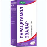 Парацетамол Эвалар таблетки шипучие 500мг 12шт