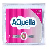 Палочки ватные п/э Aquella 100шт Палочки ватные п/э Aquella 100шт