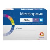 Метформин таблетки п/о плен. 500мг 60шт