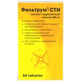 Фильтрум-СТИ таблетки 400мг 10шт