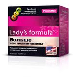 Витамины для женщин Больше чем поливитамины Lady's formula/Ледис формула капсулы 800мг 60шт Витамины для женщин Больше чем поливитамины Lady's formula/Ледис формула капсулы 800мг 60шт
