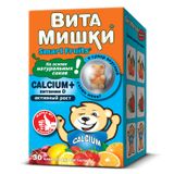 ВитаМишки Smart Fruits Кальций+витаминД пастилки жевательные 30шт ВитаМишки Smart Fruits Кальций+витаминД пастилки жевательные 30шт