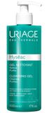 Гель для жирной кожи против несовершенств очищающий Hyseac Uriage/Урьяж помпа 500мл