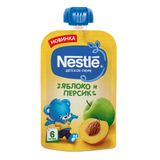 Пюре яблоко и персик Nestle/Нестле 90г