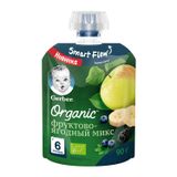 Пюре органическое фруктовое ягодный микс Gerber/Гербер пауч 90г Пюре органическое фруктовое ягодный микс Gerber/Гербер пауч 90г