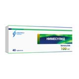 Нимесулид таблетки 100мг 40шт Нимесулид таблетки 100мг 40шт